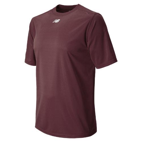 New Balance 9321 Men's Short Sleeve Baseball Power Top - Team Maroon (tmt9321tmr)