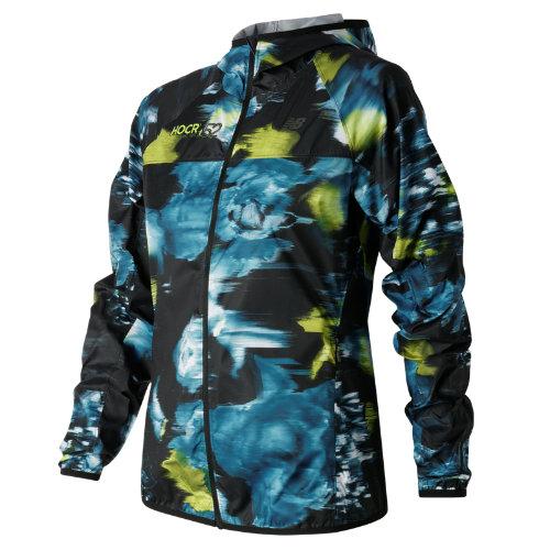 New Balance 53111 Women's Hocr Windcheater Jacket - Navy/yellow/blue (wj53111eufl)