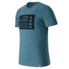 New Balance 63512 Men's Camp Vibes Tee - Blue (mt63512rip)