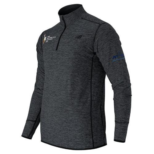 New Balance 53030 Men's Nyc Marathon Training N Transit Quarter Zip - Grey (mt53030vbkh)