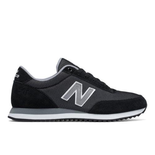 New Balance 501 Ripple Sole Men's Running Classics Shoes - Black/grey (mz501ocb)