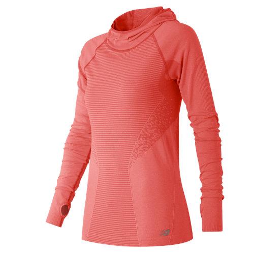 New Balance 53153 Women's M4m Seamless Hoodie - Dragon Fly Heather (wt53153dfh)