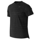 New Balance 63032 Men's Max Speed Short Sleeve Top - Black (mt63032bk)