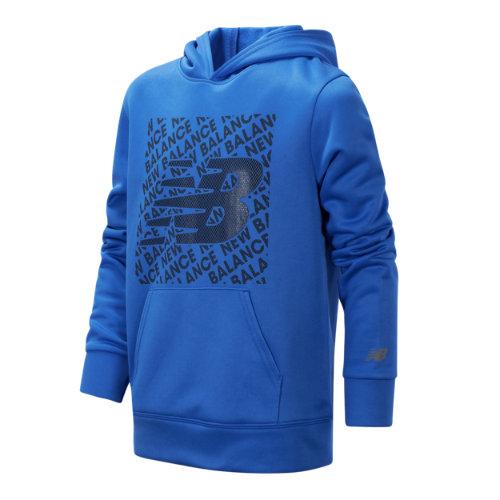New Balance 10777 Kids' Graphic Hoodie - Blue (bt10777lap)