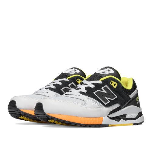 New Balance 530 90s Bold Women's Recently Reduced Shoes - White/black/yellow (w530boa)