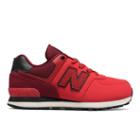 574 New Balance Kids Grade School Lifestyle Shoes - Red/black (kl574yig)