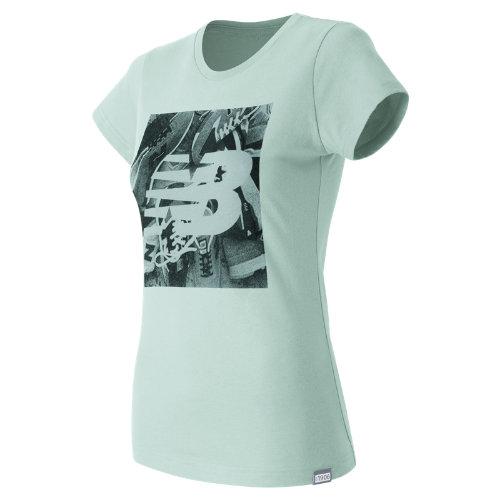 New Balance 63516 Women's Sneaker Head Tee - Blue (wt63516dlt)