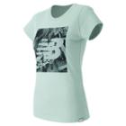 New Balance 63516 Women's Sneaker Head Tee - Blue (wt63516dlt)