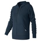 New Balance 63550 Women's Classic Full Zip Hoodie - Navy (wj63550nv)
