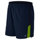New Balance 53070 Men's Accelerate 7 Inch Short - Abyss/toxic (ms53070aby)