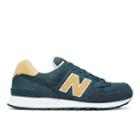 New Balance 574 Camo Men's 574 Shoes - Blue/yellow (ml574cmb)