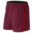 New Balance 61073 Men's Accelerate 5 Inch Short - Red (ms61073sdr)