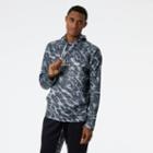 New Balance Men's Tenacity Performance Fleece Printed Hoodie