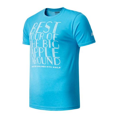 New Balance 91624 Men's United Airlines Half Tour Nyc Short Sleeve - (mt91624c)