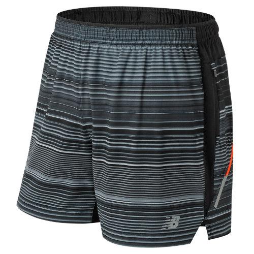 New Balance 81264 Men's Printed Impact 5 Inch Short - (ms81264)