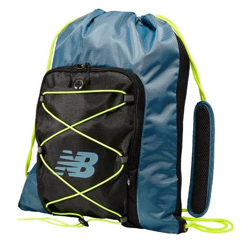 New Balance Men's & Women's Media Cinch Sack - Blue/black/yellow (500044438)