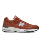 New Balance Made In Uk 991 Men's Made In Uk Shoes - Orange/silver/white (m991gnb)