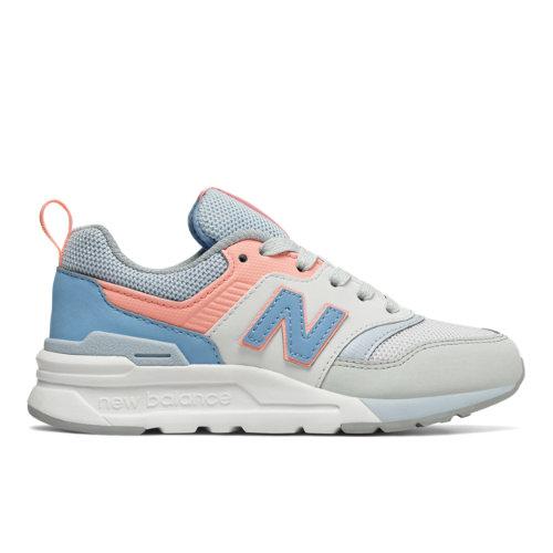New Balance 997h Kids Grade School Lifestyle Shoes - Blue/pink (gr997hci)