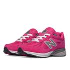 New Balance 990v4 Kids' Pre-school Running Shoes - Pink (kj990pep)