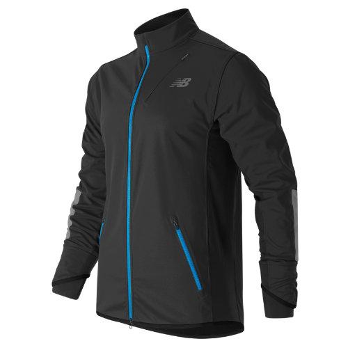New Balance 63218 Men's Windblocker Jacket - Black (mj63218bk)
