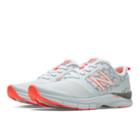 New Balance 711 Heathered Women's Gym Trainers Shoes - White, Light Grey, Dragonfly (wx711wh)