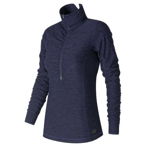 New Balance 71102 Women's In Transit Half Zip - Navy (wt71102pgh)