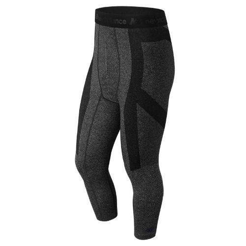 New Balance 73708 Men's Cush Flex 3 Qtr Tight - Black (mp73708tbk)