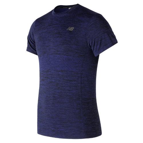 New Balance 73013 Men's M4m Seamless Short Sleeve - Navy (mt73013pgm)