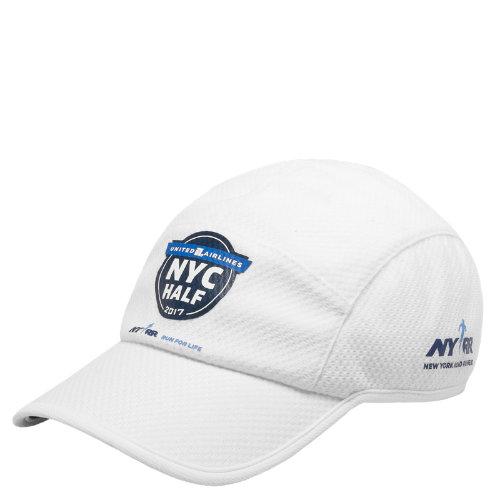 New Balance Men's & Women's United Nyc Half 5 Panel Performance Hat - White (500238100)
