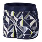 New Balance 93272 Women's Printed Accelerate 2.5 In Short - Green/navy (ws93272sye)