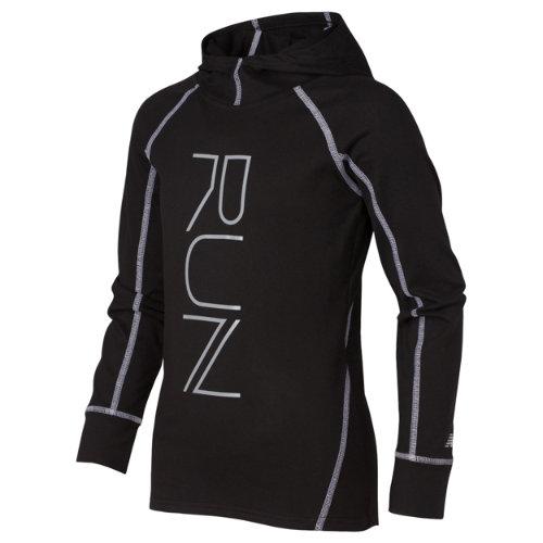 New Balance 14502 Kids' Long Sleeve Hooded Performance Top - (gt14502)