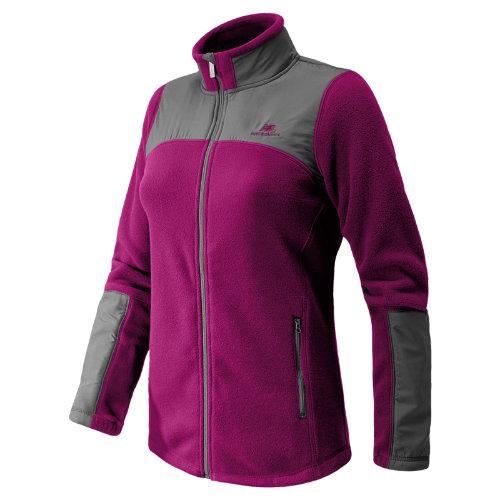 New Balance 4367 Women's Essentials Micro Fleece - Mulberry, Heather Grey (wej4367mub)