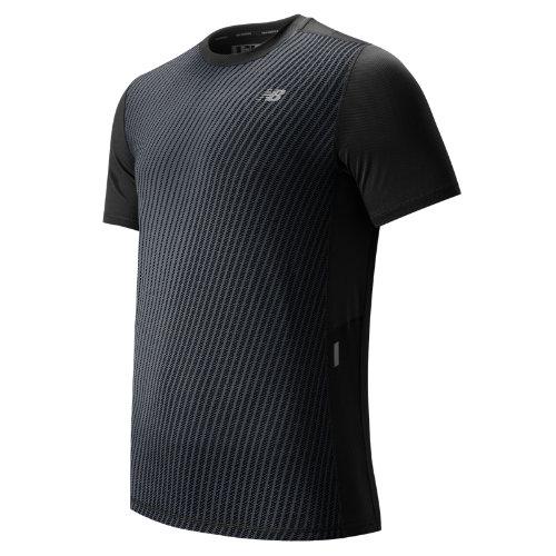 New Balance 53224 Men's Nb Ice Short Sleeve - Black (mt53224bk)