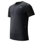 New Balance 53224 Men's Nb Ice Short Sleeve - Black (mt53224bk)