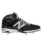 New Balance Mid-cut 4040v2 Metal Cleat Men's Mid-cut Cleats Shoes - Black, White (m4040bk2)