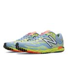 New Balance 1600v2 Spikeless Women's Racing Flats Shoes - Ice Blue, Light Lime Yellow, Coral Pink (wrc1600y)