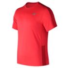New Balance 73061 Men's Accelerate Short Sleeve - Red (mt73061enr)