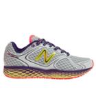 New Balance Fresh Foam 980 Women's Neutral Cushioning Shoes - White, Purple Cactus Flower, Neon Yellow (w980sp)
