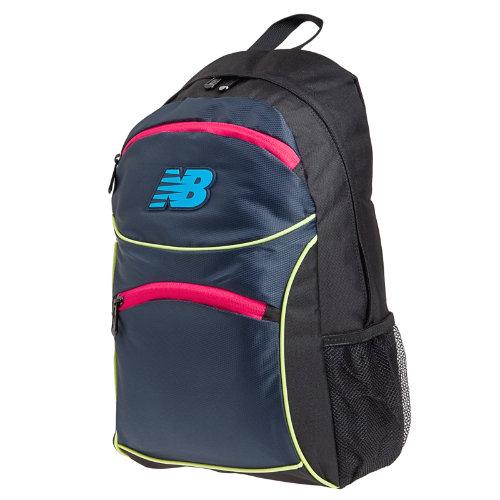 New Balance Men's & Women's Momentum Backpack - Navy, Black, Pink Zing (nb-070nv)