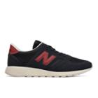 New Balance 420 Re-engineered Suede Men's Sport Style Sneakers Shoes - Navy/red (mrl420nr)