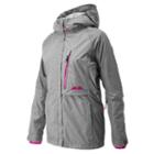 New Balance 4301 Women's Women's Alpine Smarty 3-1 Snow Jacket - Silver Mink, Mulberry (nwoj4301svm)