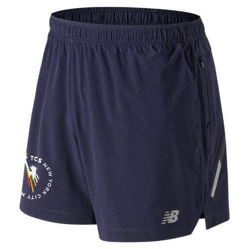 New Balance 81263 Men's Nyc Marathon Impact 5 In Short - Navy (ms81263mpgm)