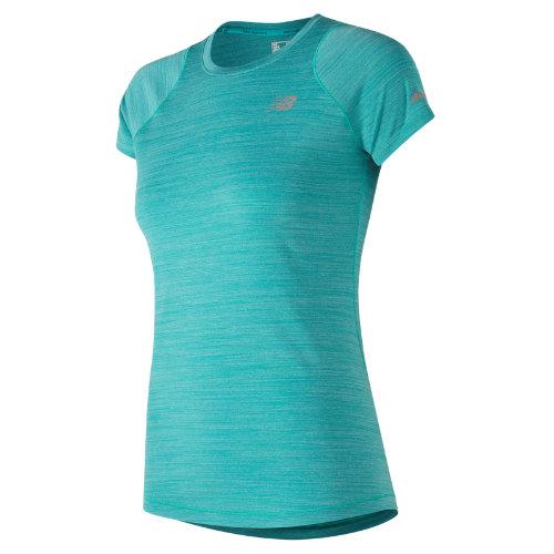 New Balance 73233 Women's Seasonless Short Sleeve - Green (wt73233pih)