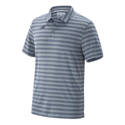 New Balance Mens Stripe Polo