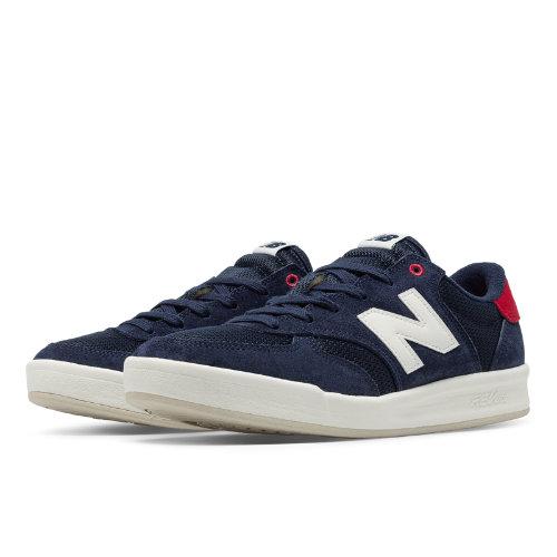 300 New Balance Men's Court Classics Shoes - Pigment/red (crt300gb)