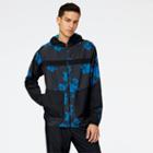 New Balance Men's Lindor Printed Lightweight Woven Jacket