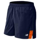 New Balance 5137 Men's Accelerate 5 Inch Short - Dark Sapphire, Dynamite (mrs5137dks)