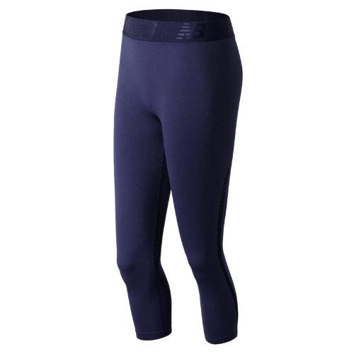 New Balance 71110 Women's M4m Seamless Breathe Capri - Navy (wp71110pgm)