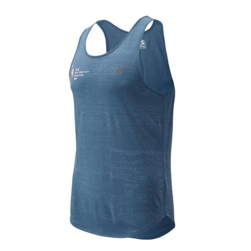 New Balance 93251 Men's Nyc Marathon Q Speed Breathe Tank - Blue (mt93251mcmy)