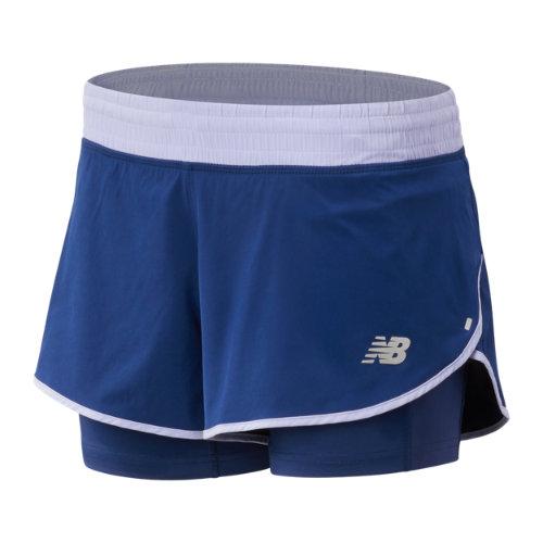 New Balance 81263 Women's 4 Inch Impact Short - Blue (ws81263ttb)